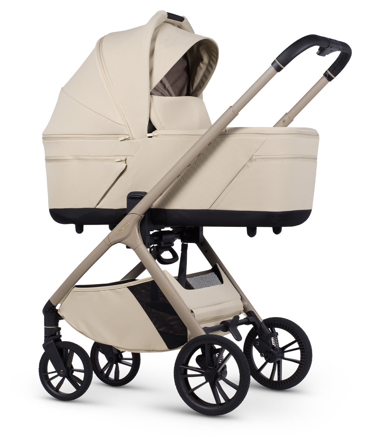 Venicci Tila Comfort Bundle (3 In 1) Sabbia- Tiago Black