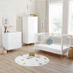 Kimi XL Acrylic 3 Piece Nursery Furniture Set