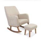 Callie Nursing Chair with Stool – Oatmeal