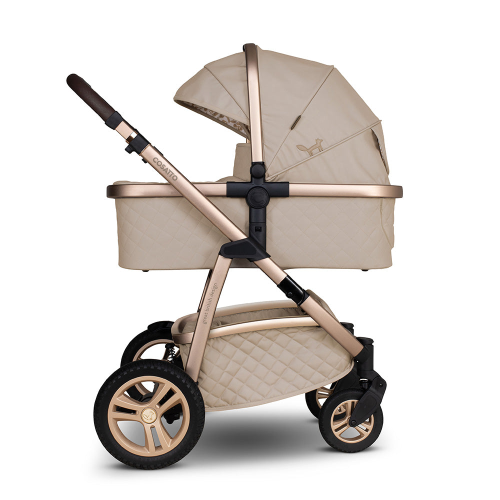 Cosatto Wow 3 All Stage Family Rotate & Recline 2 Base Bundle Whisper
