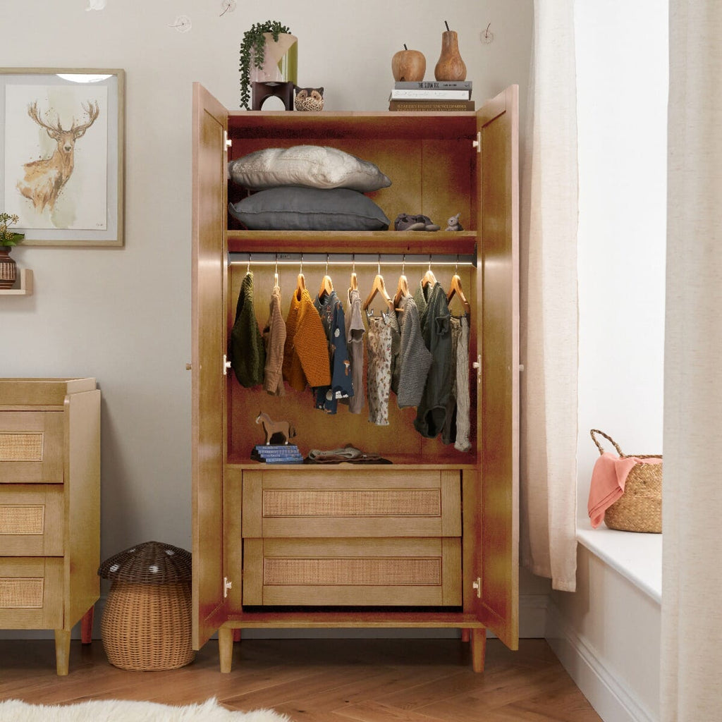 Tutti Bambini Japandi Mini 3 Piece Room Set - Light Oak