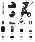 Venicci Upline 3 Luxury Bundle Onyx