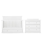 Beaumont Grand 2 Piece Nursery Furniture Set - White