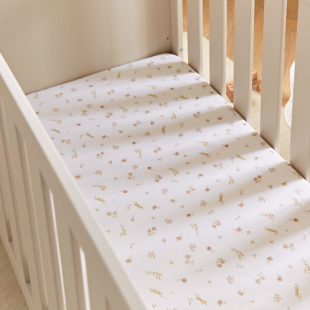 2 Pack Cot Bed Sheets - Cashmere Meadow