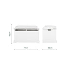 Beaumont Storage Box & Cushion Set - White
