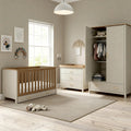 Mira 3 Piece Nursery Room Set – Cashmere Warm Oak