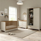 Mira 3 Piece Nursery Room Set – Cashmere Warm Oak