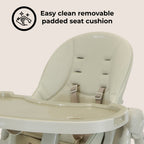 My Babiie Luxe Highchair-Oatmeal