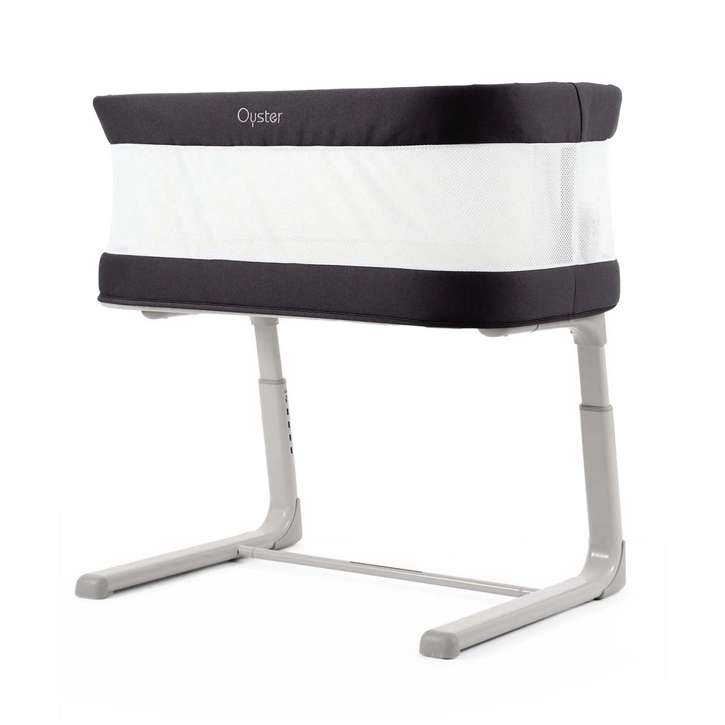 Oyster wiggle crib (non drop side) carbonite