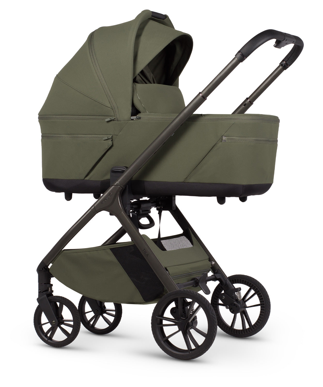 Venicci Tila Ultimate Bundle (4 In 1 Plus) Olive- Tiago Black
