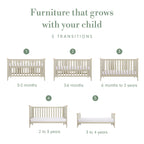 Tutti Bambini Misha Cot Bed Mushroom/Golden Oak