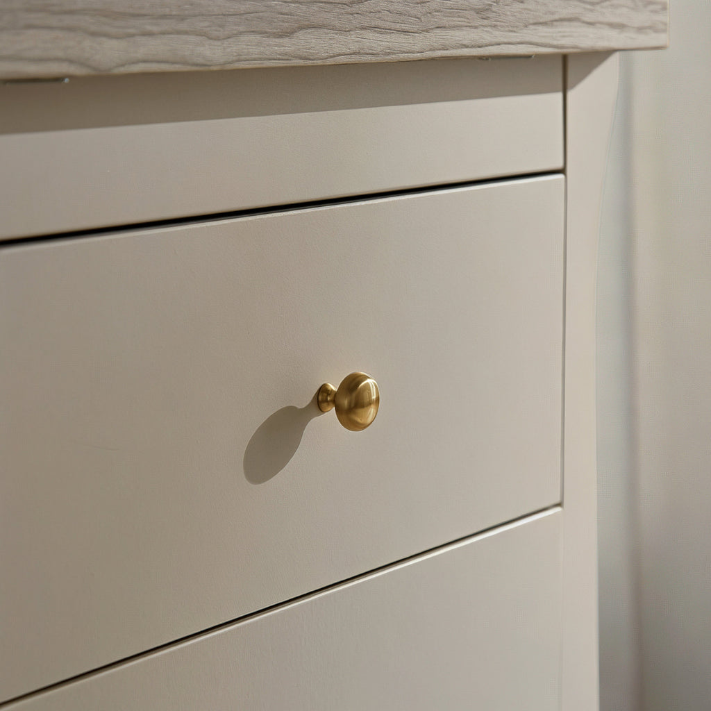 Clara 6 Drawer Dresser - Cashmere & Ash
