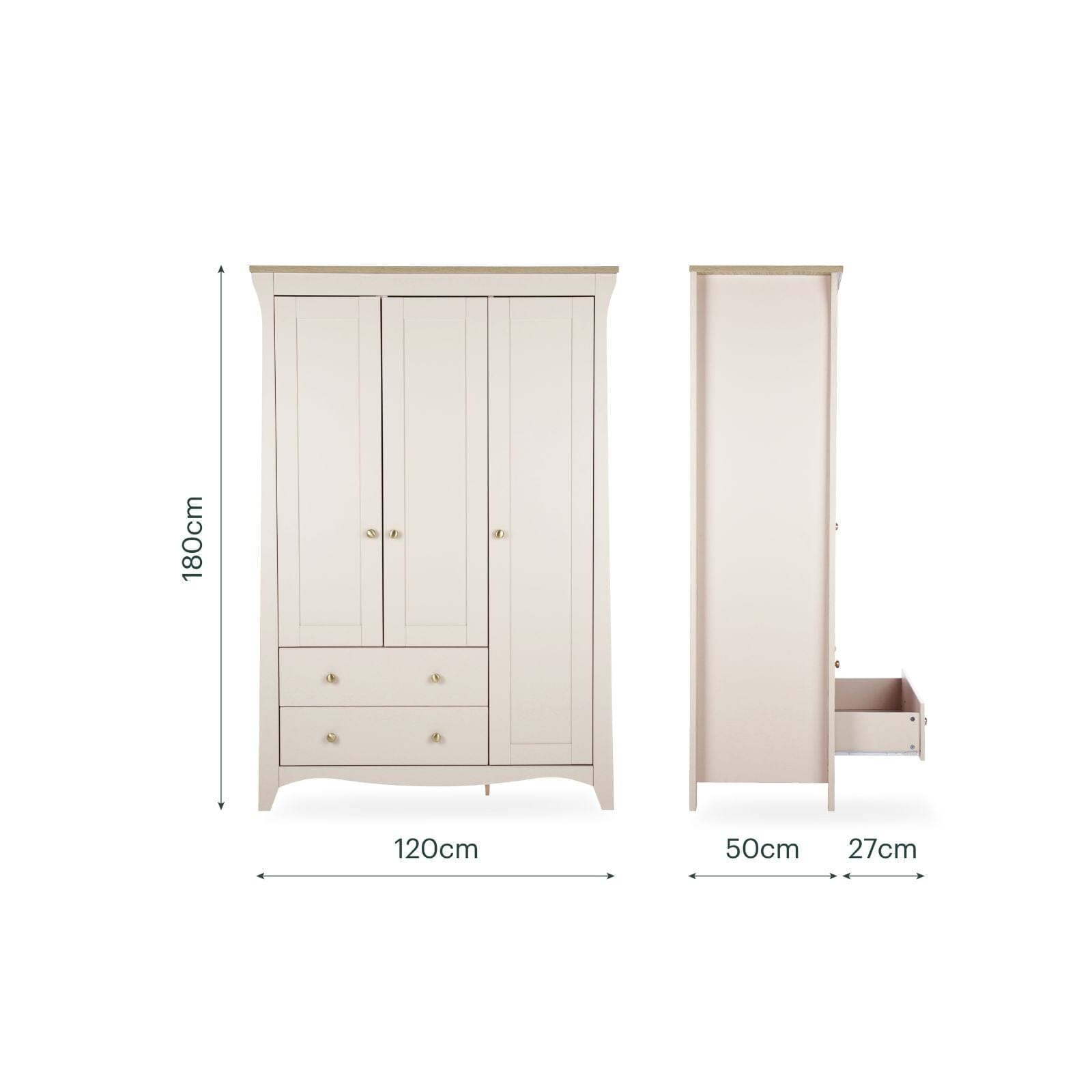 Clara Luxe 3 Piece Furniture Set - Cashmere & Ash
