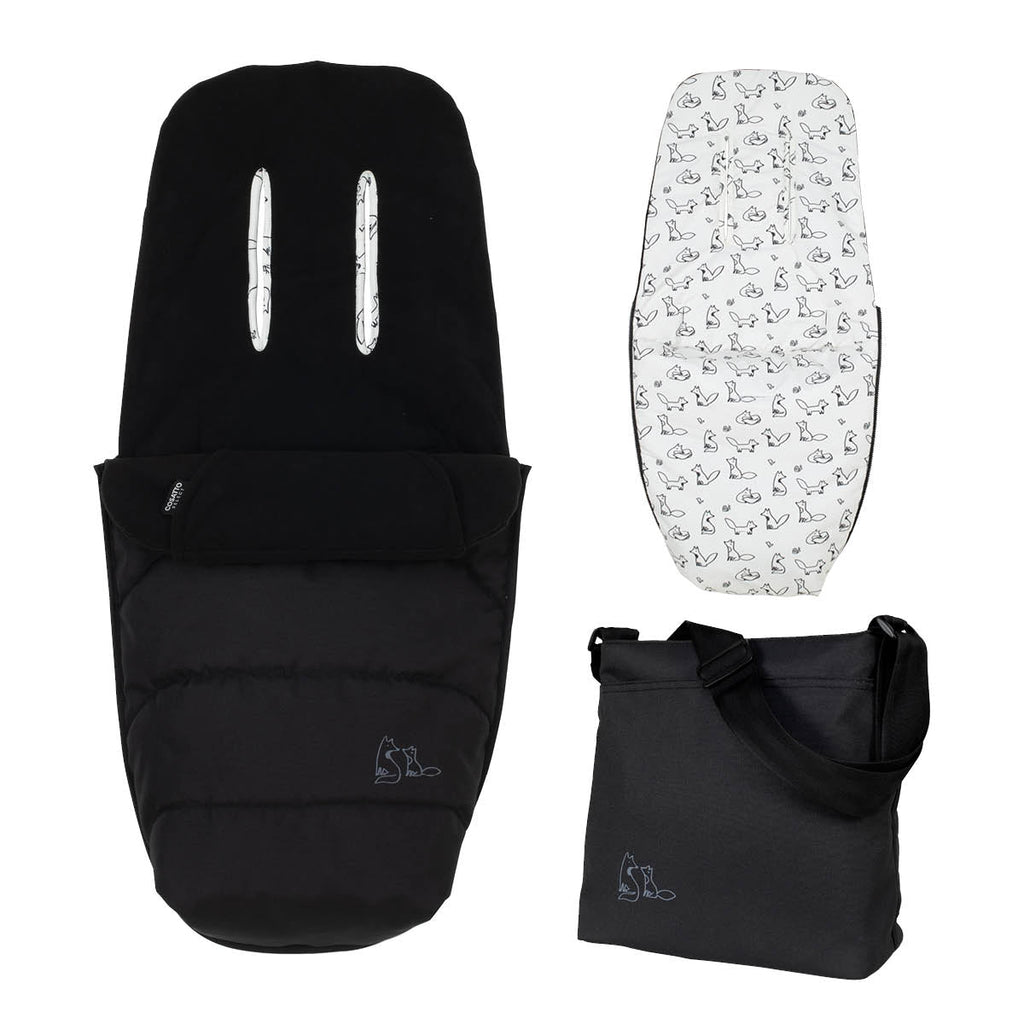 Cosatto Giggle 4 Everything Home and Travel Bundle Foxed
