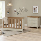 Mira 2 Piece Nursery Room Set – Cashmere Warm Oak