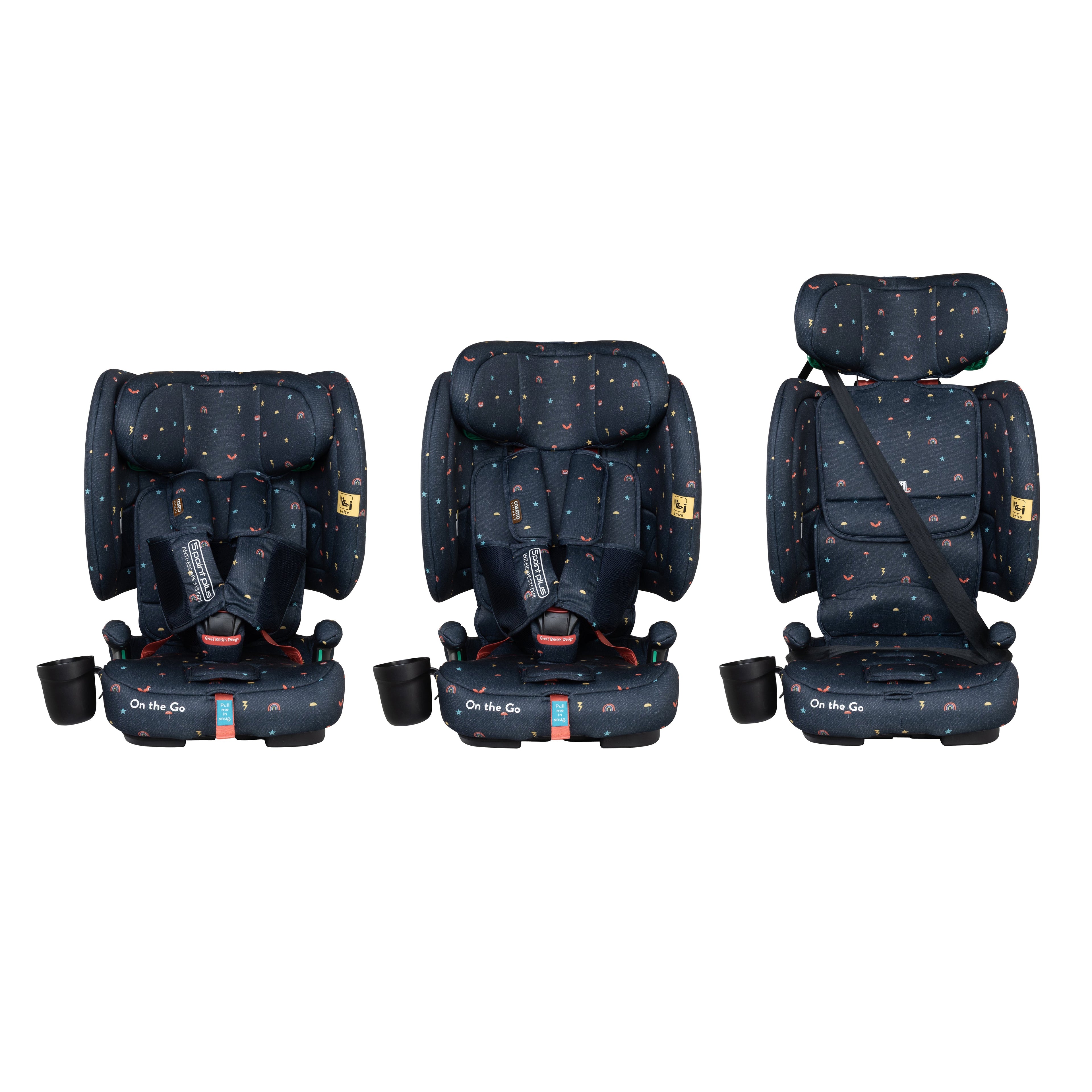 Cosatto On The Go i-Size Travel Car Seat Doodle Days