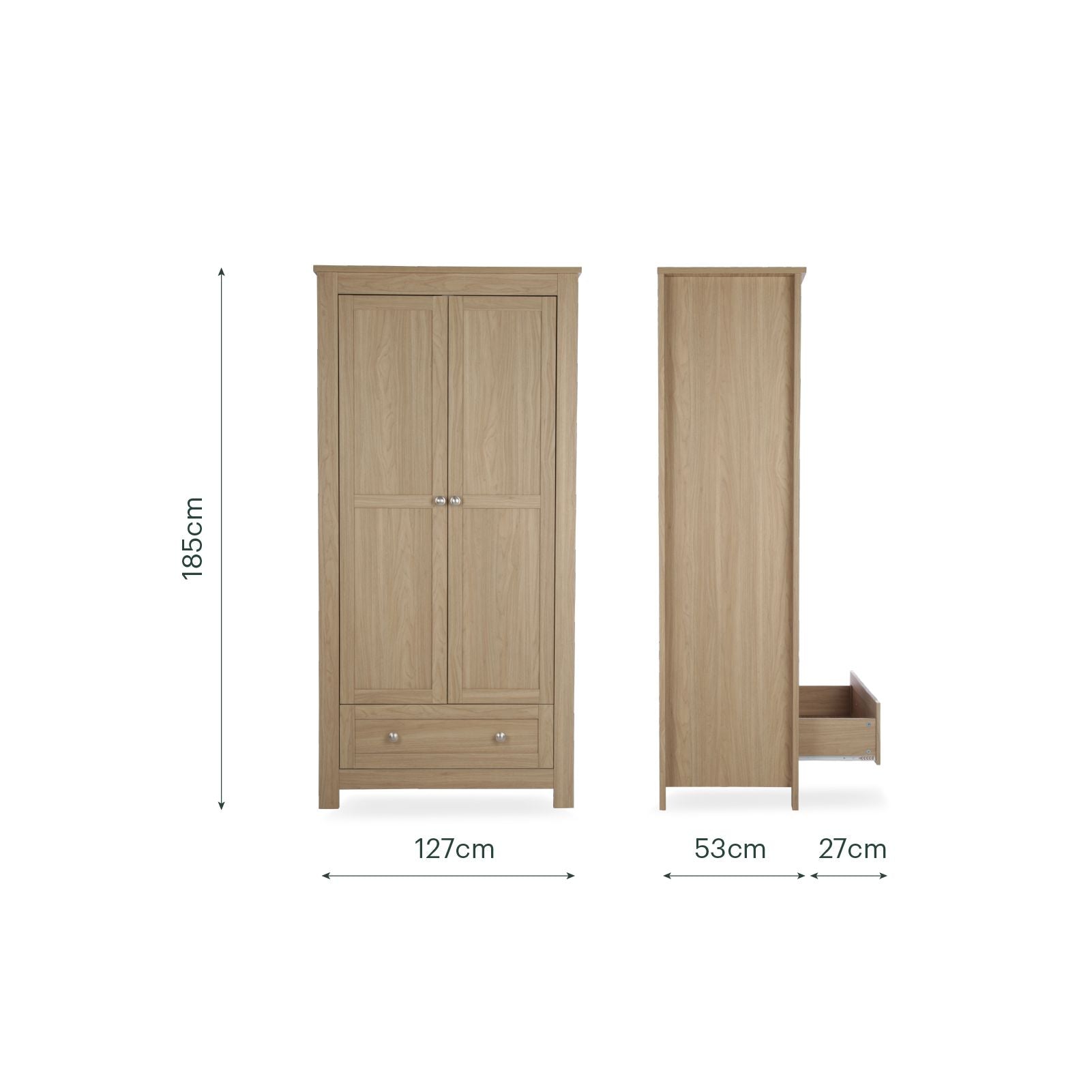 Burford Wardrobe - Oak
