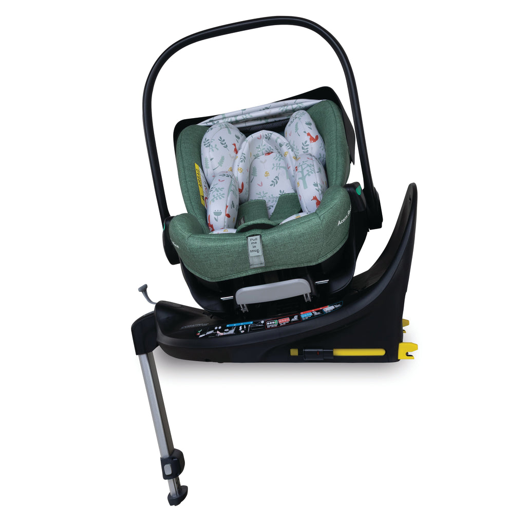 Cosatto Wow 3 All Stage Family Rotate & Recline 2 Base Bundle Meadow