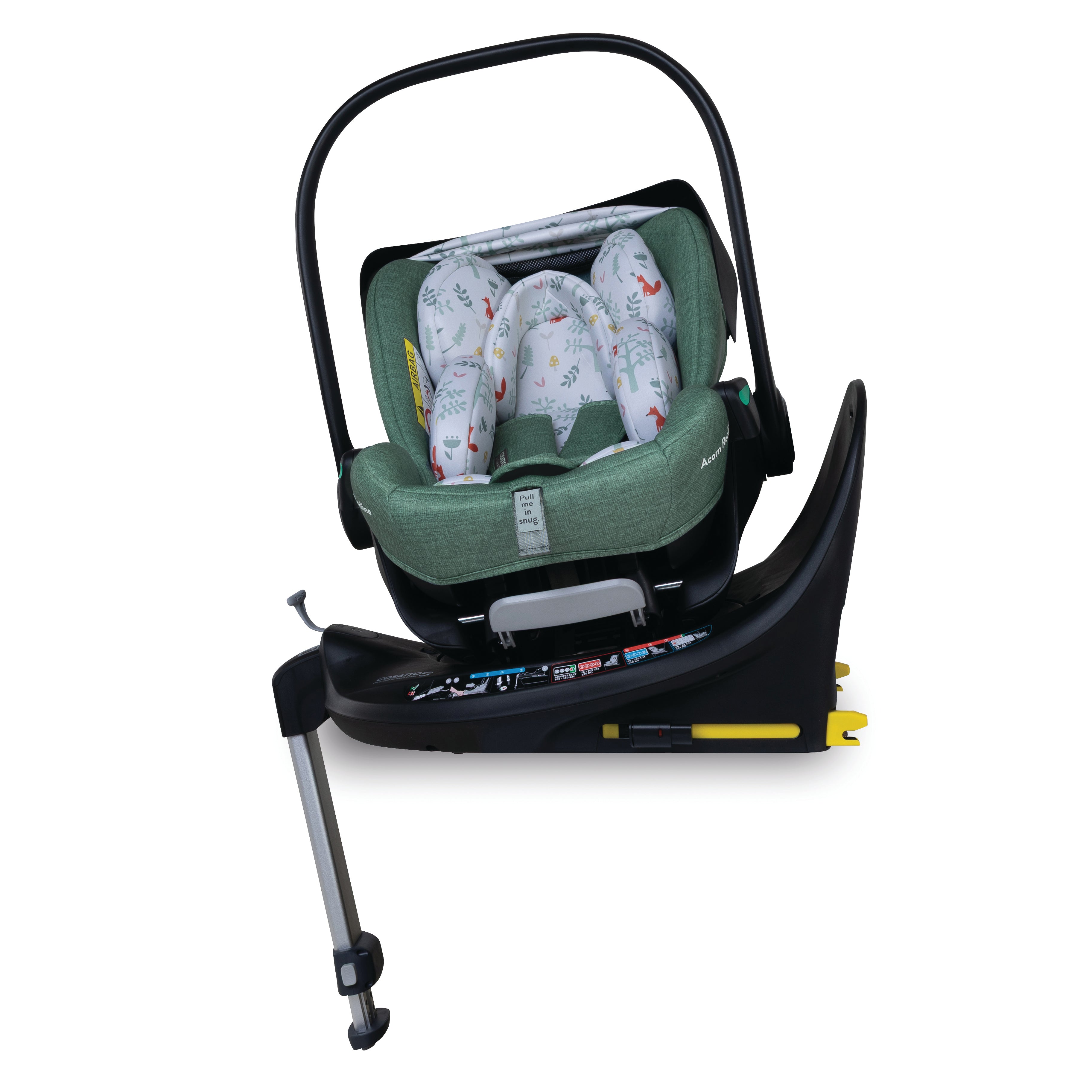 Cosatto Wow 3 All Stage Family Rotate & Recline 2 Base Bundle Meadow
