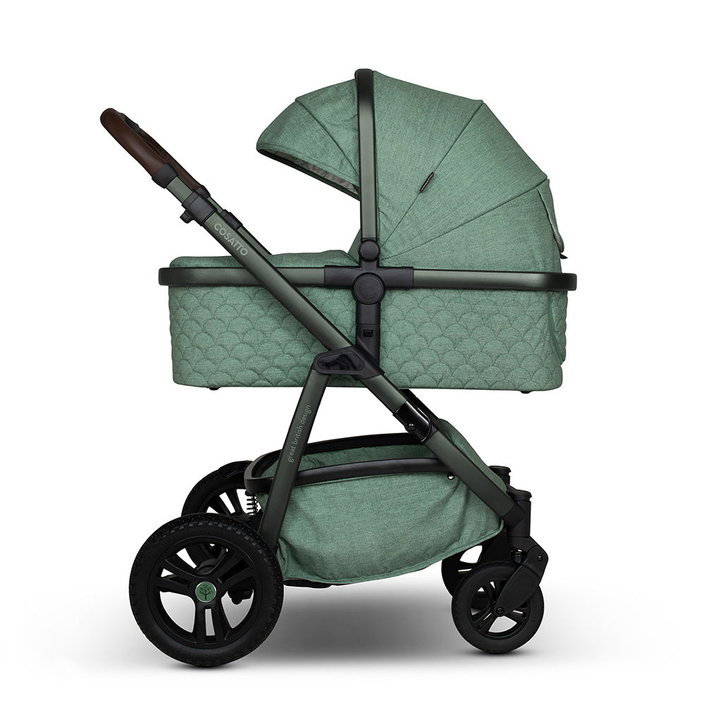 Cosatto Wow 3 All Stage Family Rotate & Recline 2 Base Bundle Meadow
