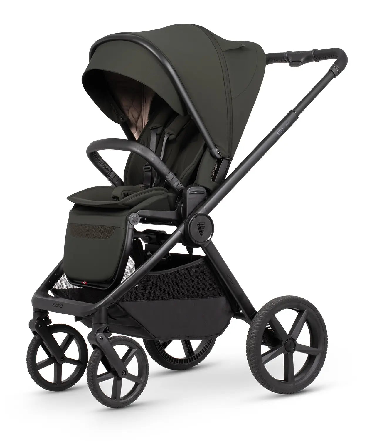 Hunter x Venicci Upline 3 Dark Olive Pram Comfort Bundle (3 in 1)