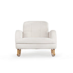 Etta Cuddle Nursing Chair & Foot stool - Boucle Off White