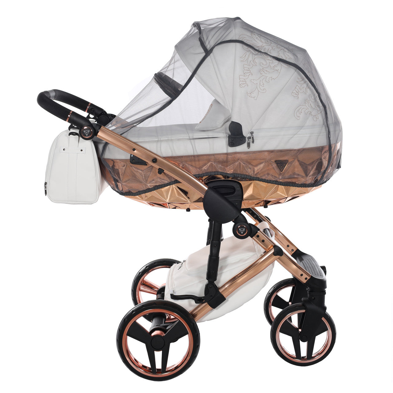 Junama Handcraft Enzo White Rose Gold 3 In 1