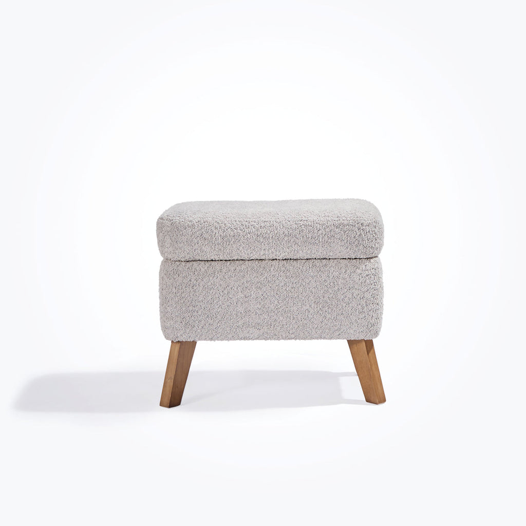 Tutti Bambini Harper Wingback Rocking Chair & Footstool - Cloud Grey
