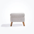 Tutti Bambini Harper Wingback Rocking Chair & Footstool - Cloud Grey