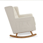 Lux Snuggle Rocking Chair – Ivory