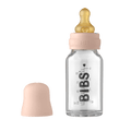 Bibs Baby Glass Bottle Complete Set 110ml - Pink