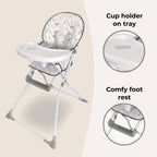 My Babiie Compact Highchair-Safari