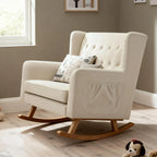 Lux Snuggle Rocking Chair – Ivory