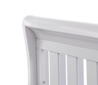 Eva Sleigh Cot Bed Dropside with Drawer
