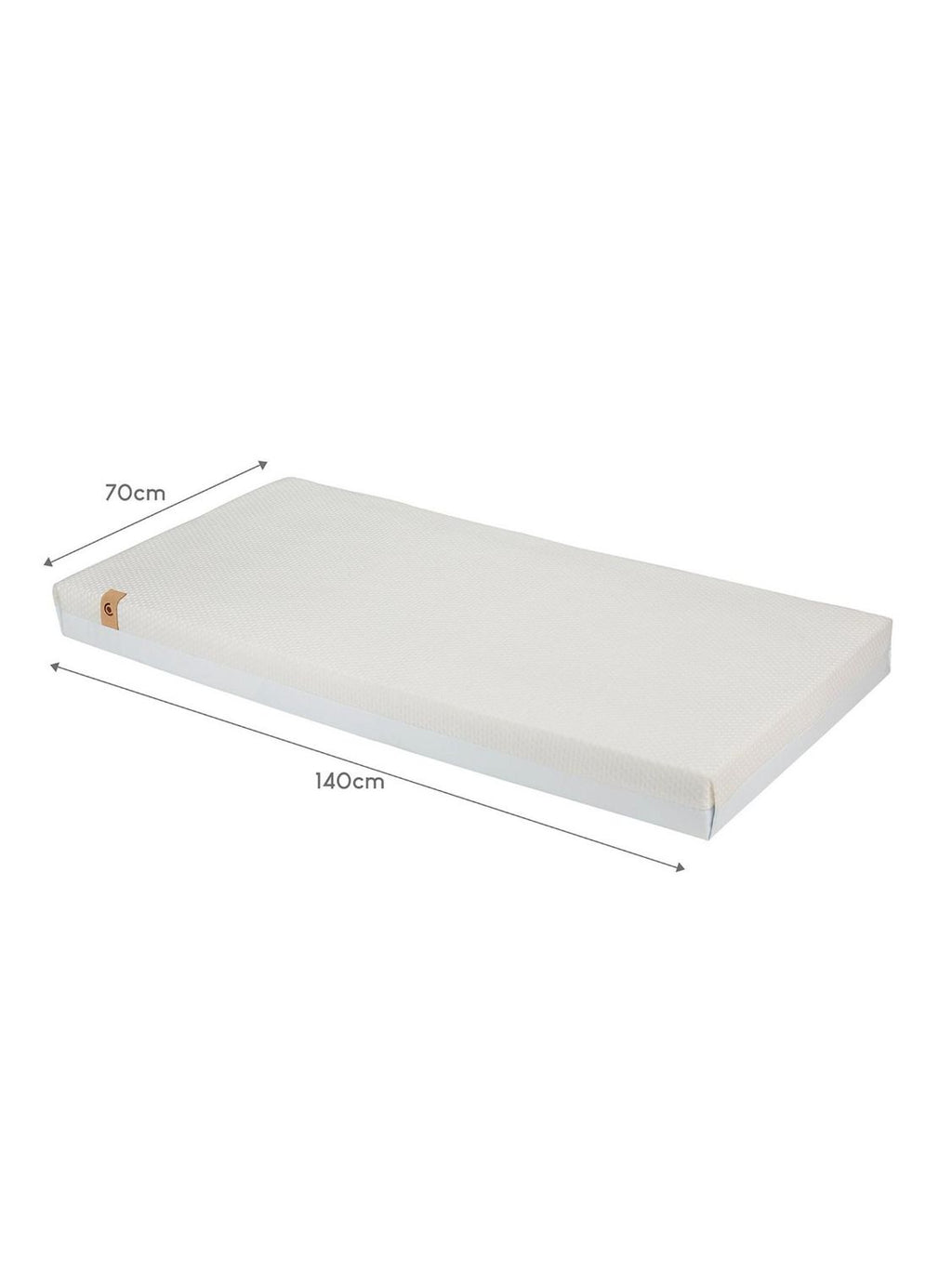 Cuddleco Signature Hypo Allergenic Bamboo Pocket Sprung Cot Bed Mattress 140x70