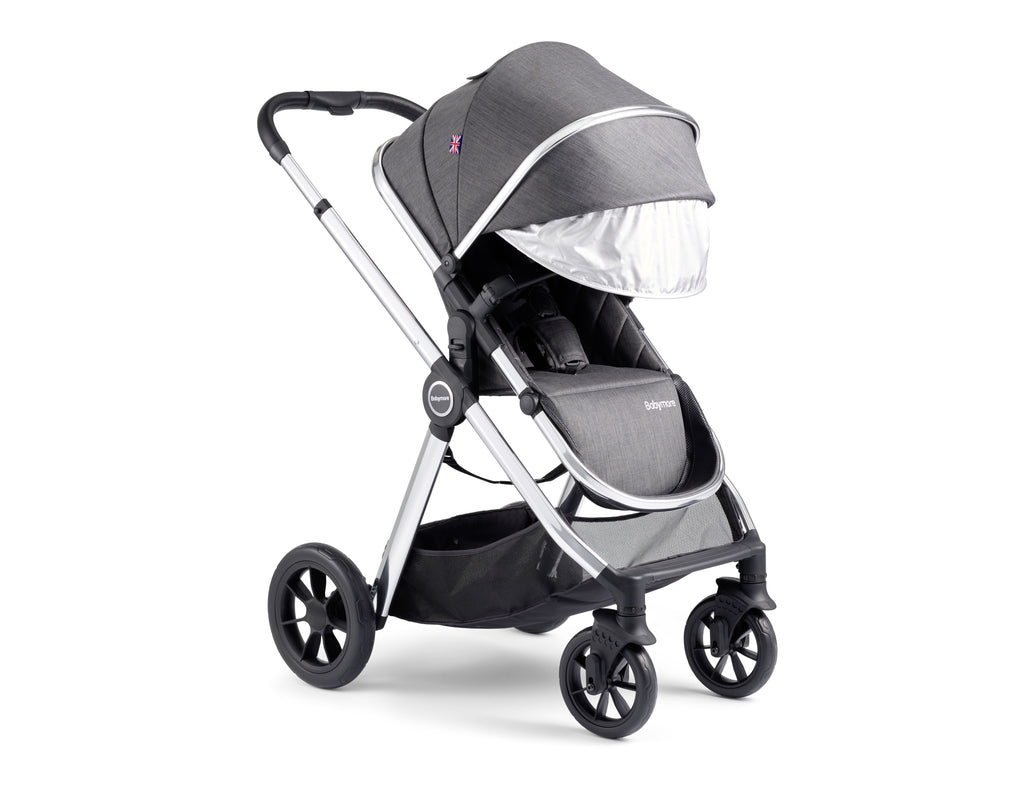 Memore V2 Travel System 13 Piece Pecan i-Size with base – Chrome