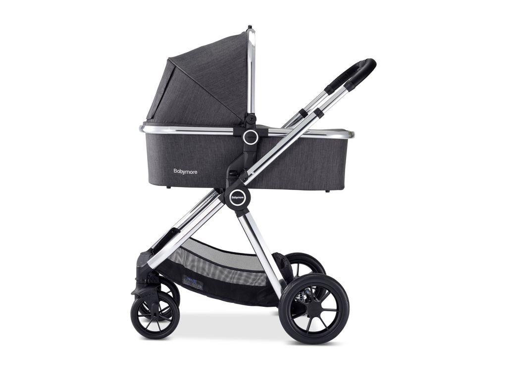 Memore V2 Travel System 13 Piece Pecan i-Size with base – Chrome