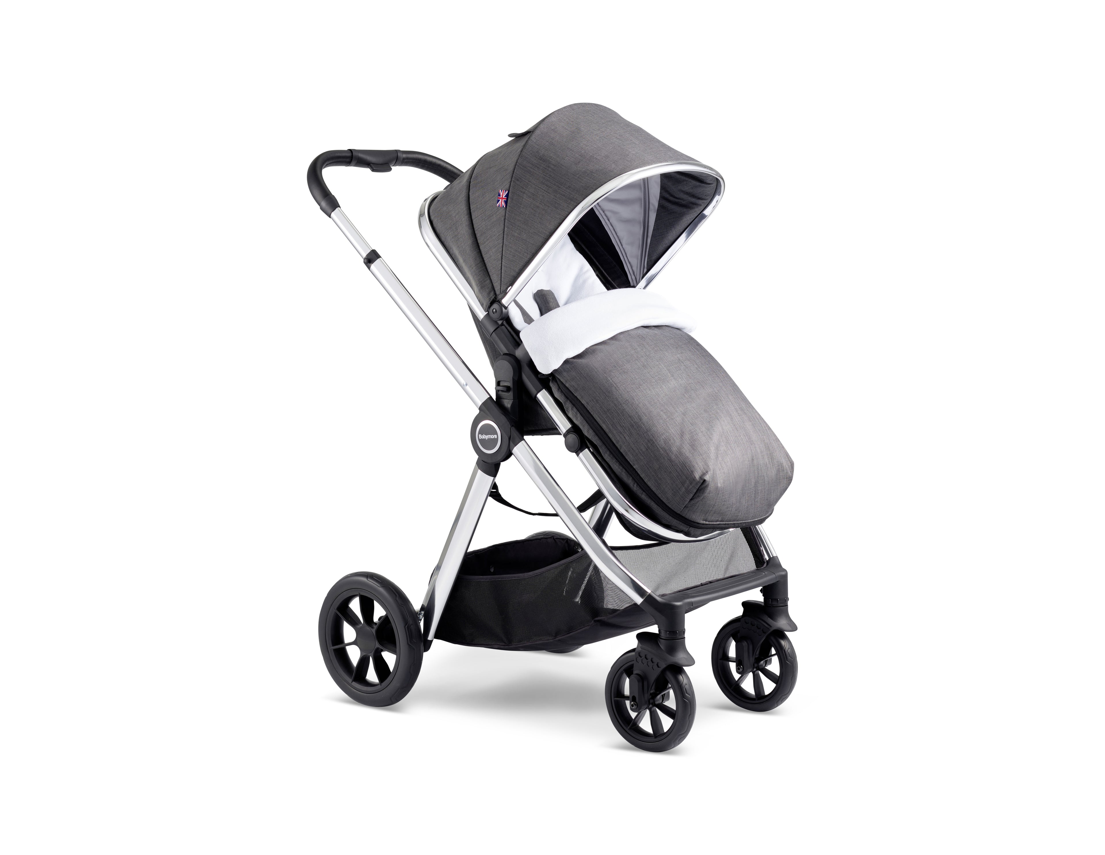 Memore V2 Pram Pushchair 11 Piece – Chrome