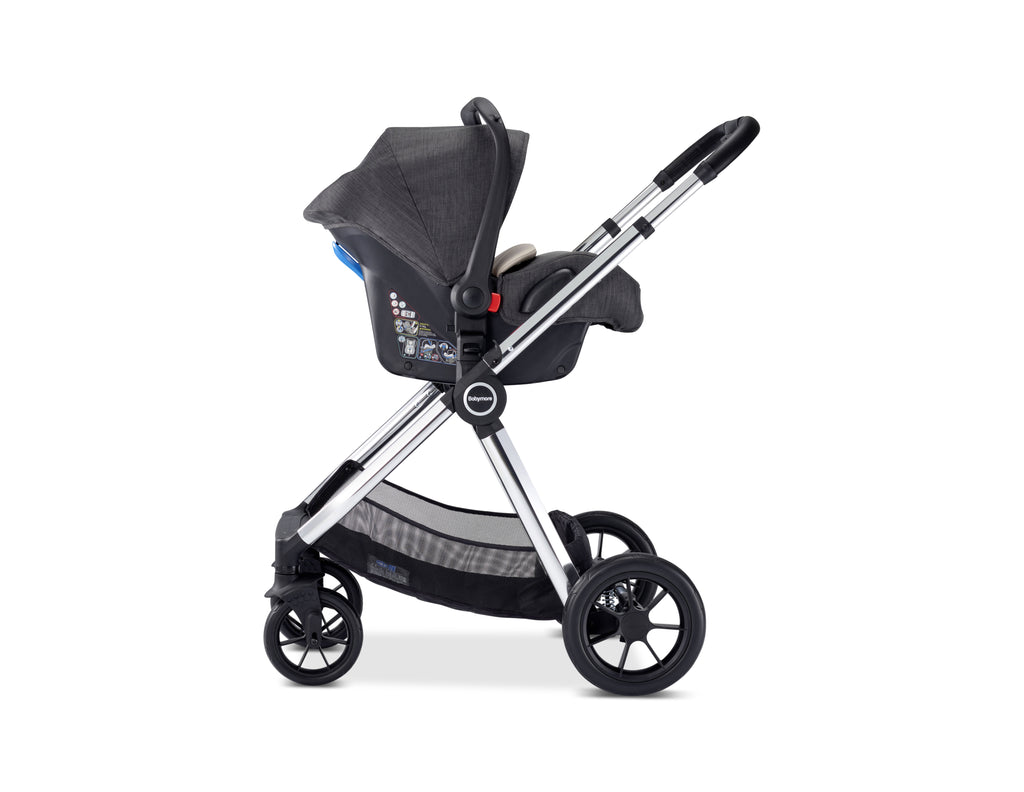 Memore V2 Travel System 13 Piece Pecan i-Size with base – Chrome