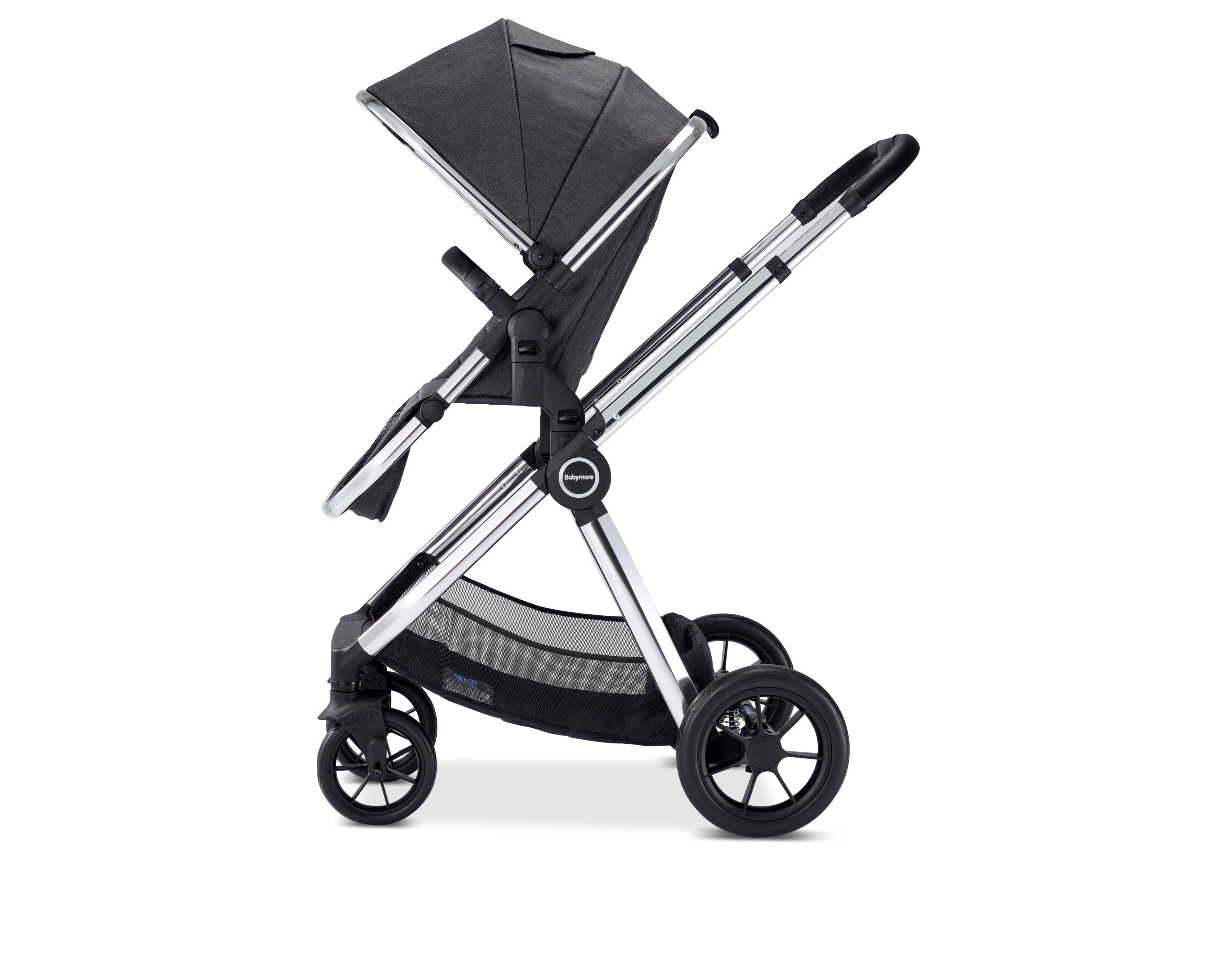 Memore V2 Travel System 13 Piece Pecan i-Size with base – Chrome
