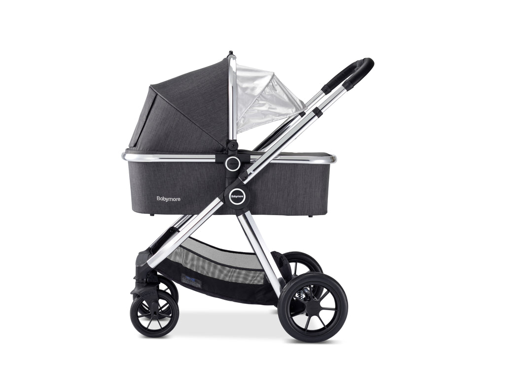 Memore V2 Travel System 13 Piece Pecan i-Size with base – Chrome