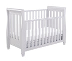 Eva Sleigh Cot Bed Dropside with Drawer